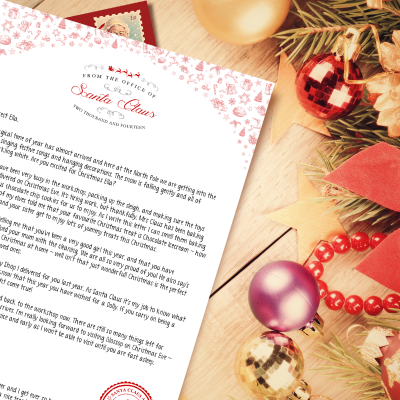 Make Your Kids Happy With Personalised Letter From Santa